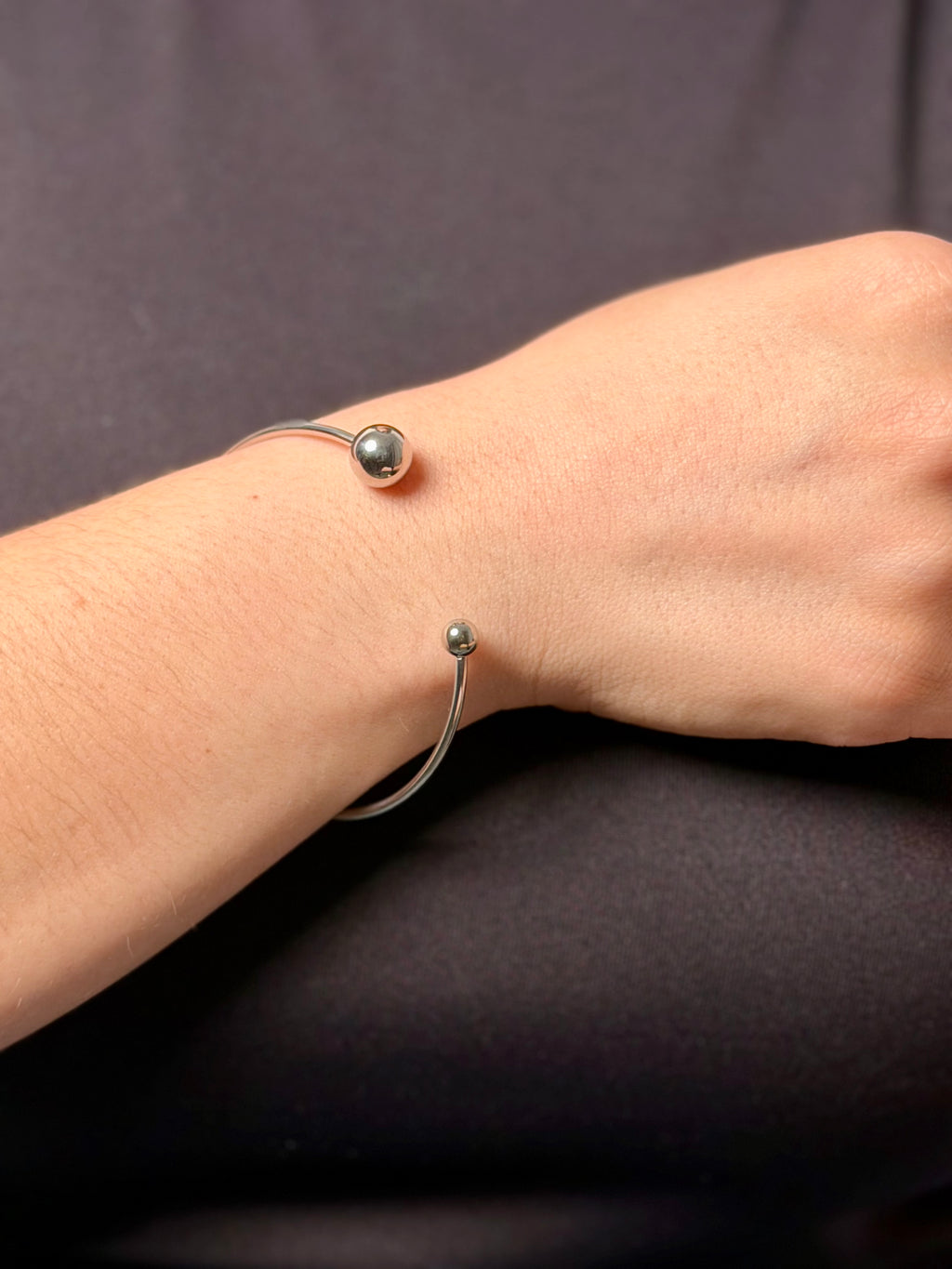 Aura Bangle Silver