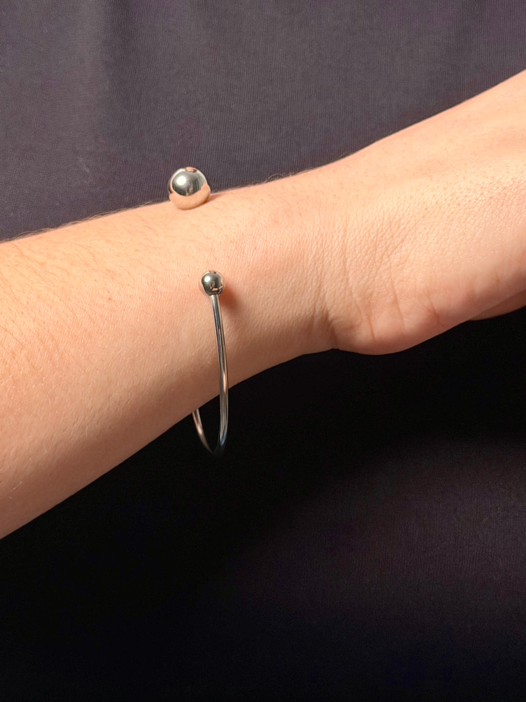 Aura Bangle Silver