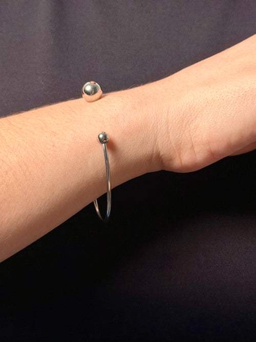 Aura Bangle Silver