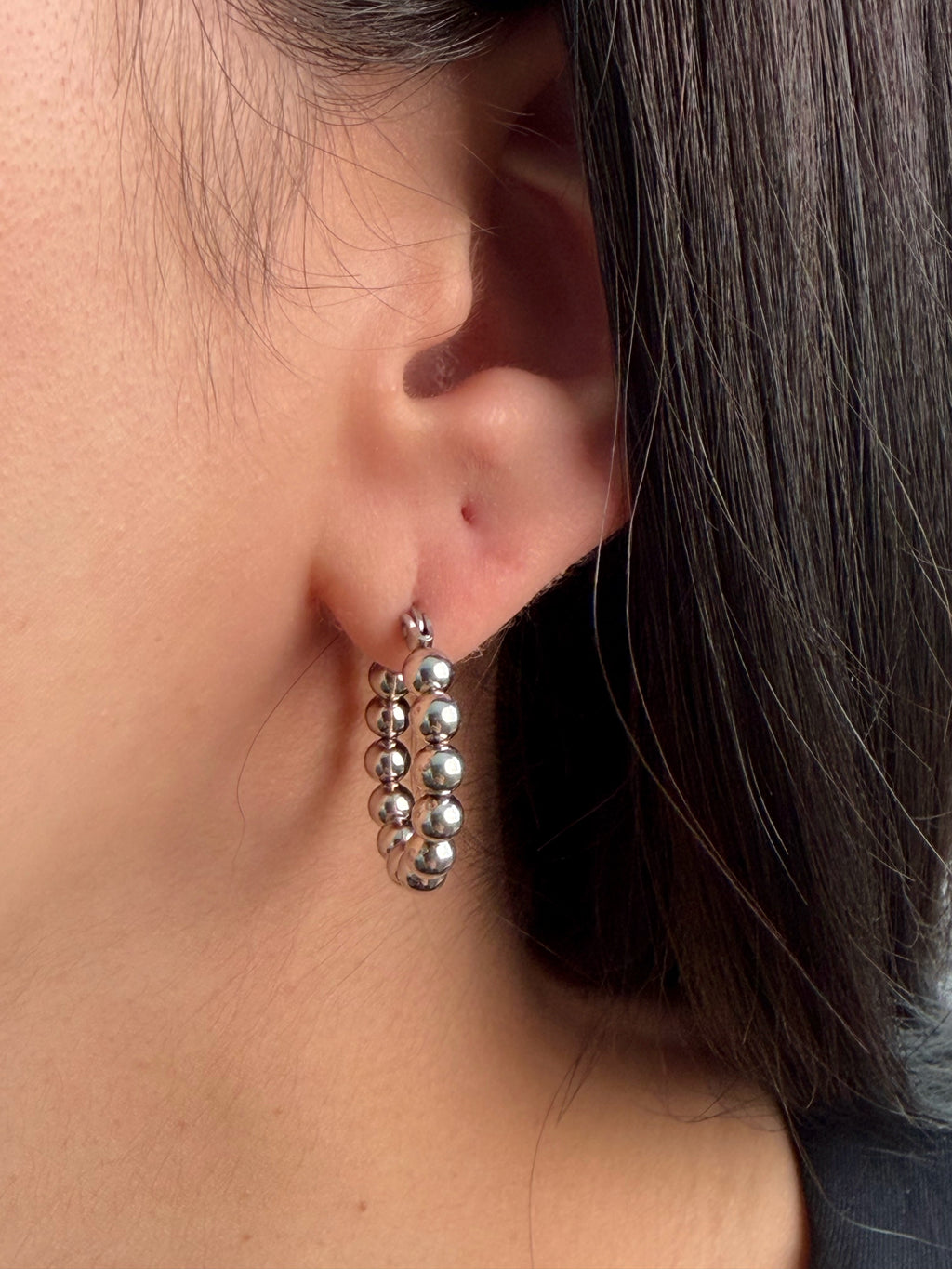 Aura Hoop Silver
