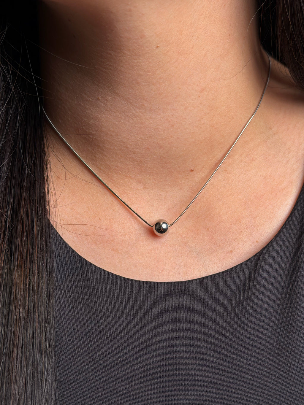 Cadena Aura Point Silver