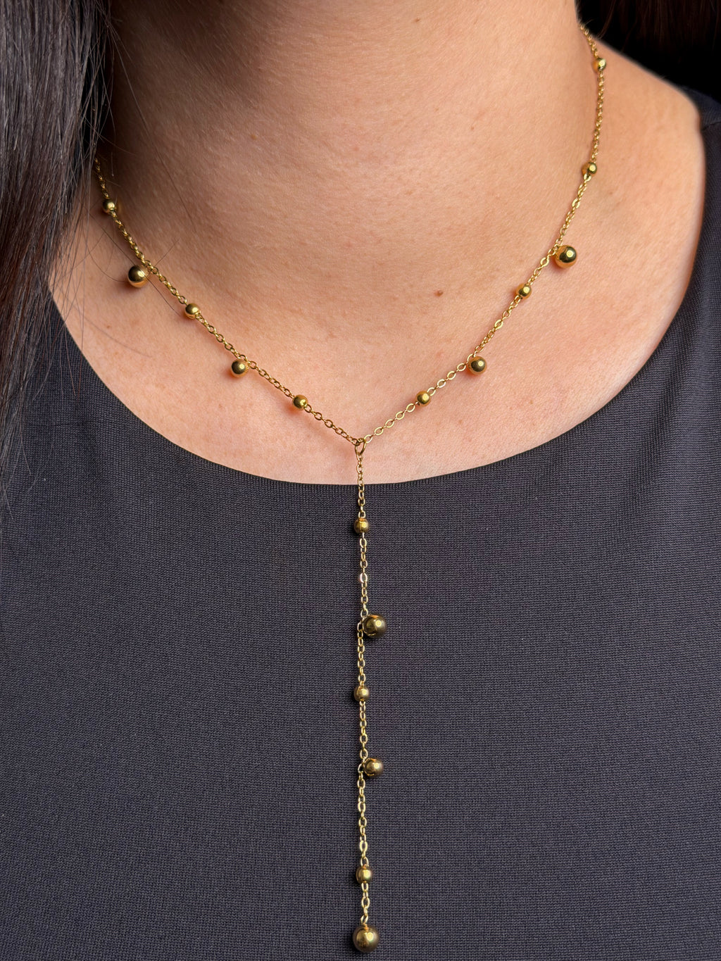 Cadena Aura Drop Gold