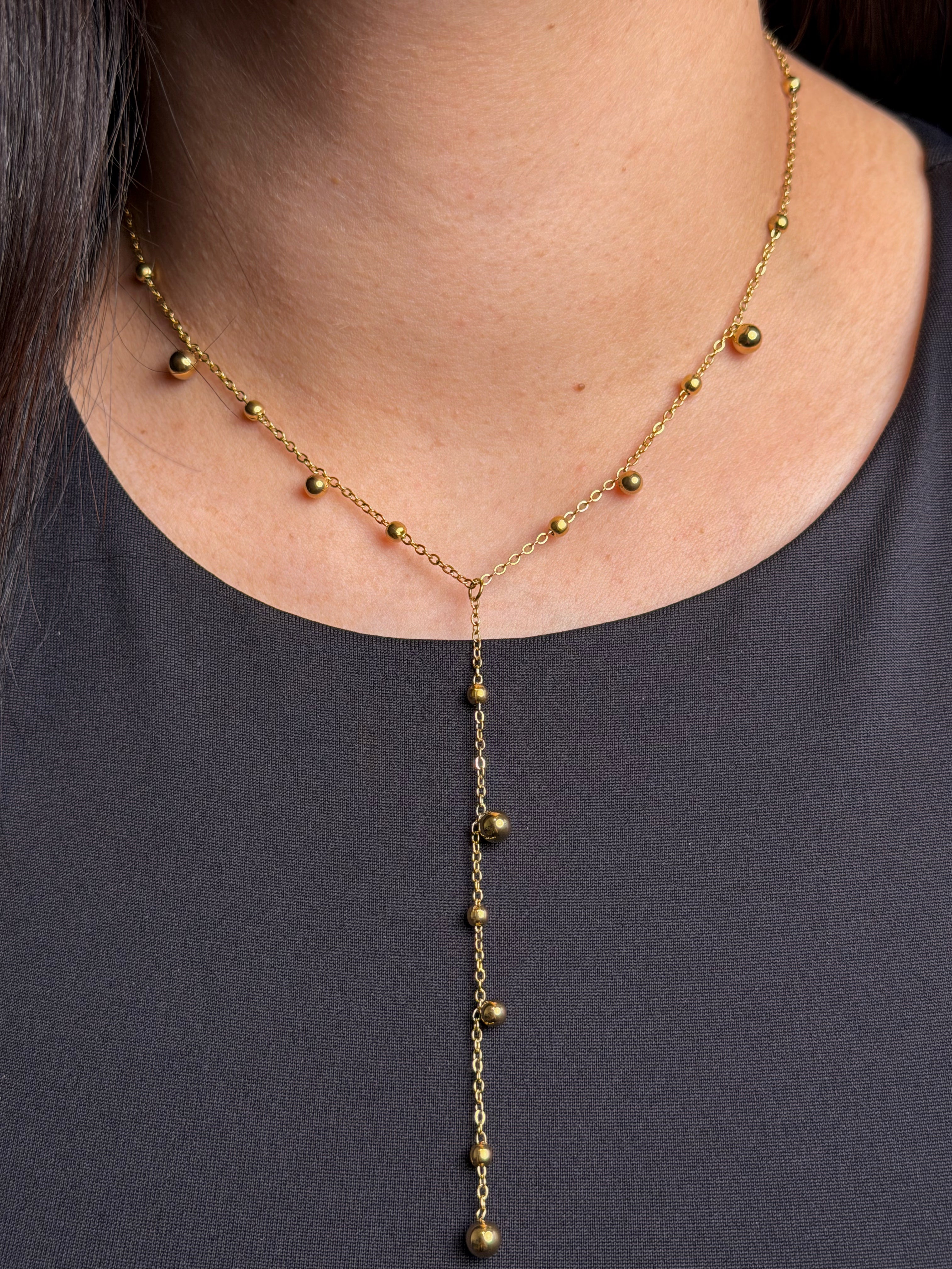 Cadena Aura Drop Gold